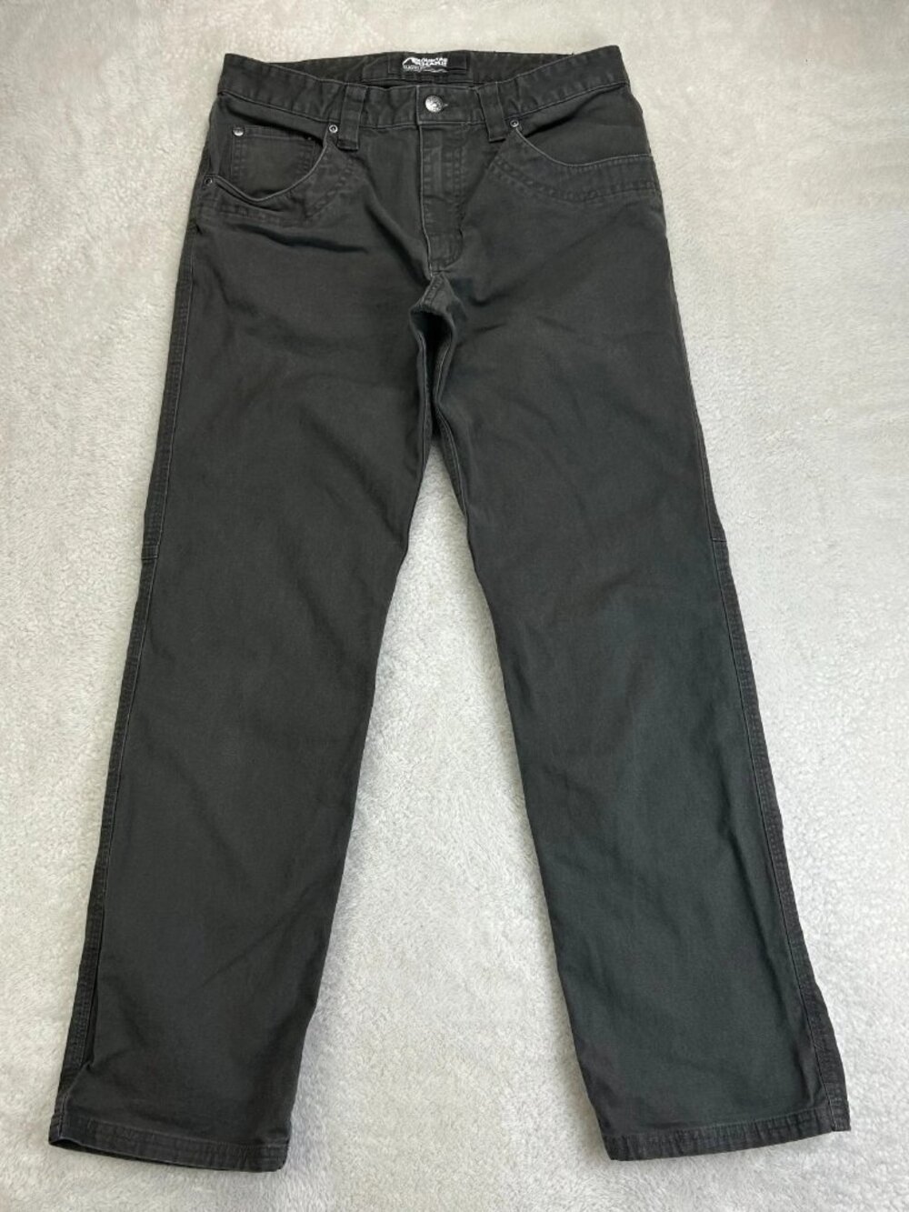 Mountain Khakis Camber 201 Pants Mens 30x30 Black Classic Fit Straight‎ Leg